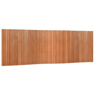 Image of vidaXL Brown Bamboo Room Divider Screen 600x165 cm Natural Style Privacy Partition for Living Room, Bedroom, Office
