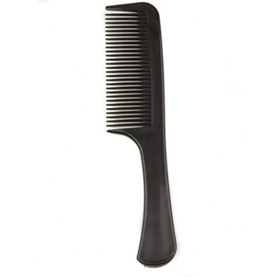 Image of Mytoptrendz® Long Large Tooth Shampoo Detangle Comb Rake Handle Hair (Style 1 Black handle)