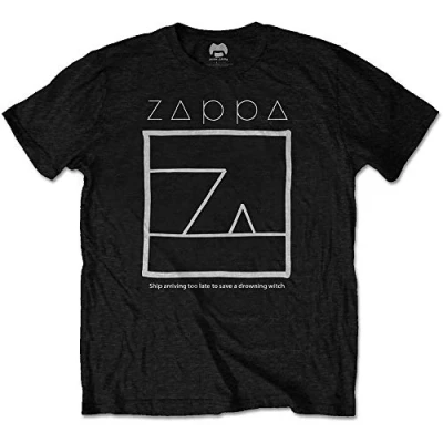 Image of Frank Zappa Drowning Witch Official Tee T Shirt Mens Unisex (X Large) Black