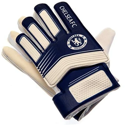 Image of Chelsea FC Unisex&#039;s CH04842 Spike Goalkeeper Gloves, Multi Colour