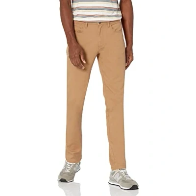 Image of Amazon Essentials Men&#039;s Slim Fit 5 Pocket Comfort Stretch Chino Trousers (Previously Goodthreads), Light Khaki Brown, 29W / 30L