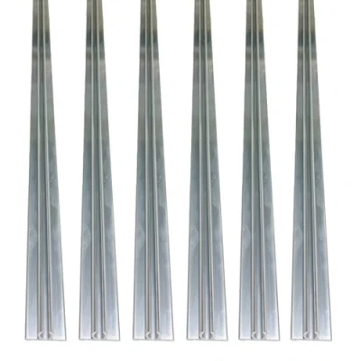 Image of Motorhome Caravan Awning Rail C Channel 6 X 60cm Strips, Aluminium Set Universal for all V VV Campers or Caravans