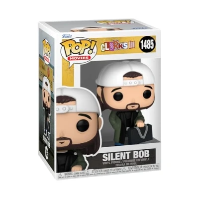 Image of Funko POP! Movies: Clerks 3 Silent Bob Collectable Vinyl Figure Gift Idea Official Merchandise Toys for Kids &amp; Adults Movies Fans Model Collectors and Display