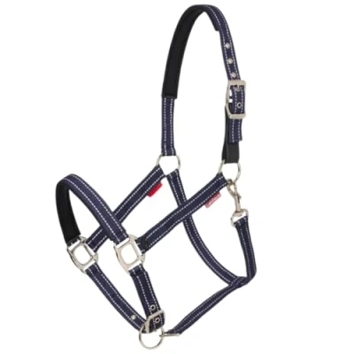 Image of LeMieux Essential Yard Headcollar Full Navy Blue