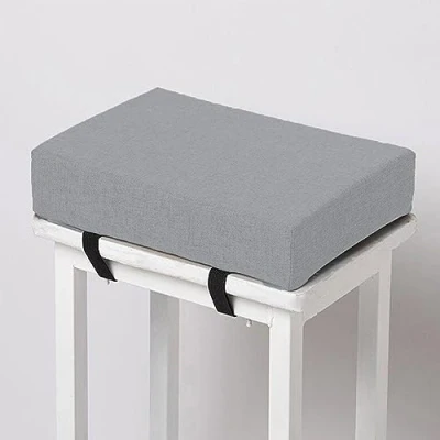 Image of Chair Seat Cushions Non slip Dining Pads Cushions,Long Stool Washable for Home Garden Office Indoor (30x40x8cm,Grey)