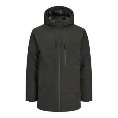 Image of JACK &amp; JONES Men&#039;s Jjpayne Parka Jacket, Rosin, M