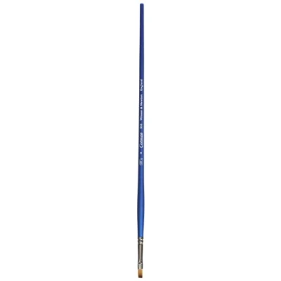 Image of Winsor &amp; Newton brush, Wood, Transparent, no. 6 5 mm, flat long handle