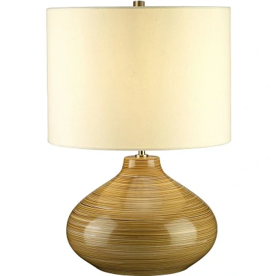 Image of Bailey 1 Light Table Lamp Wood Effect, E27