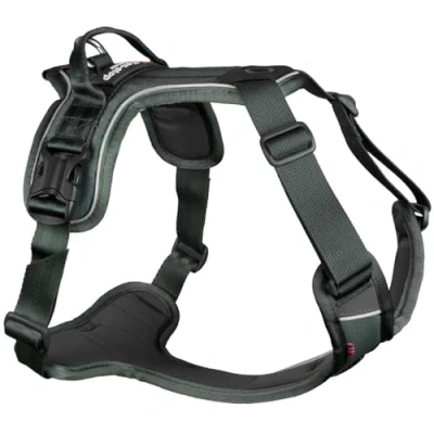 Image of Non stop dogwear Ramble Harness Green Lead and Everyday Harness, Size: M
