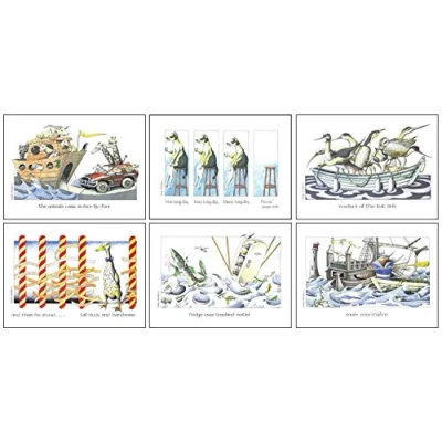 Image of Castle Melamine Simon Drew Set 1 Placemats of 6