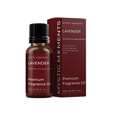 Image of Mystic Moments Lavender Fragrance Oil 10ml Perfect for Soaps, Candles, Bath Bombs, Burners, Diffusers and Skin &amp; Hair Care Items