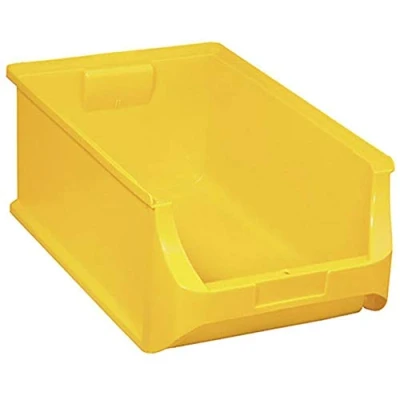 Image of Allit 456218 Storage Bin &quot;Profiplus Box 5&quot; Stackable in Yellow