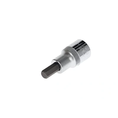 Image of GEDORE red Screwdriver bit socket hex, 8 mm AF, 1/2&quot; 12.5 mm, socket, Tool, R62550810, Steel