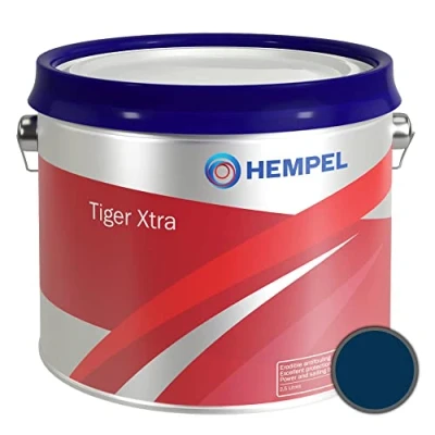 Image of Hempel Paints Tiger Xtra Antifouling Dark Blue 2.5L Boat Paint