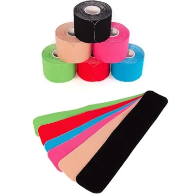 Image of Axion Precut Kinesiology Tapes. 120 Stripes. Different Waterproof Colours. Skin Friendly Elastic Self Adhesive Bandage Physio Tape Ideal for Sports and Everyday Use on Ankle, Back, Neck, Knee, or