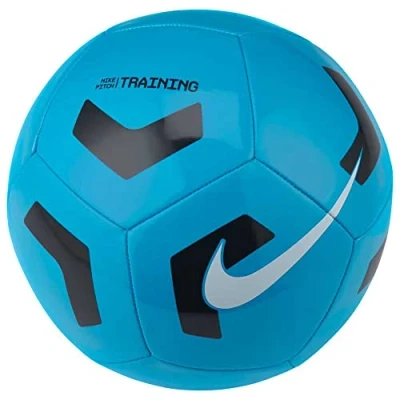 Image of NIKE CU8034 434 NK PTCH TRAIN SP21 Recreational soccer ball unisex adult lt blue fury/black/(white) 3