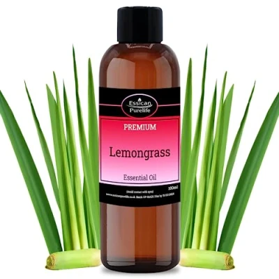 Image of Lemongrass Essential Oils 100ml 100% Pure Oils, Aromatherapy for Diffusers, Humidifier Natural Bugs and Mosquito Repellent, Oil Massage with Earthy Zesty Scents