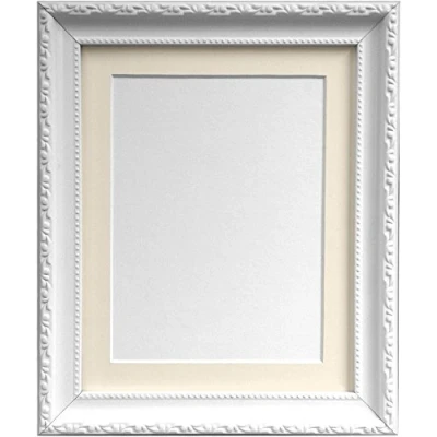 Image of FRAMES BY POST Shabby Chic Picture Photo Frame, White, 12 x 10 Image Size 8 Inches