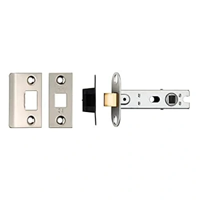 Image of Carlisle Brass BTL30 BTL30SN CE B/T Tubular MORTICE Latch Square, Satin Nickel, 76mm / 3&quot;