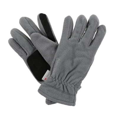 Image of Regatta Mens Kingsdale Polyester Thermal Winter Microfleece Gloves, Seal Grey