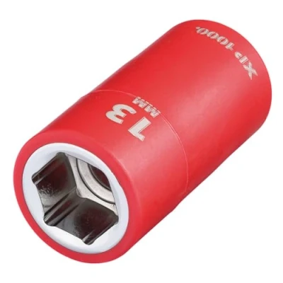 Image of Draper XP1000 17639 VDE Socket, 3/8&quot; Sq. Dr., 13mm
