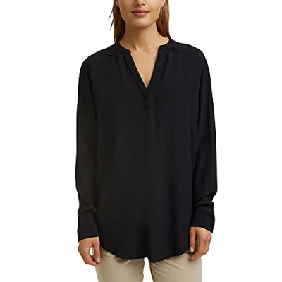 Image of ESPRIT Women&#039;s 991ee1f302 Blouse, 001/Black, 8