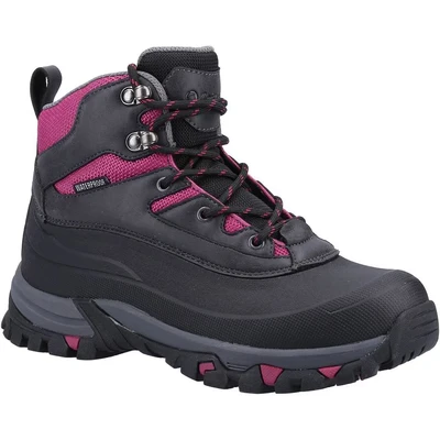 Image of Cotswold Calmsden Hiking MEMORY FOAM Womens Black Mixed Material Size UK 4