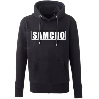 Image of Sons of Anarchy Samcro Hoodie/Sweater (S 3XL) Redwood Original Jax Teller SOA (Large) Black