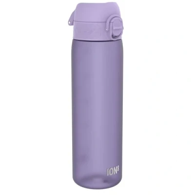 Image of Ion8 500ml Water Bottle, BPA Free, Leakproof, Dishwasher Safe, Easy Open, Secure Lock, Clear Drinks Bottle for Boys &amp; Girls, Small Gym Sports Drinking 500ml, Lilac Purple