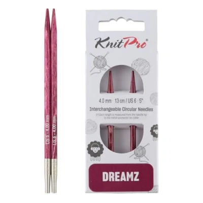 Image of KnitPro Dreamz Interchangeable Needles (Normal) 5&quot; (13cm) US Size 6 (4mm)