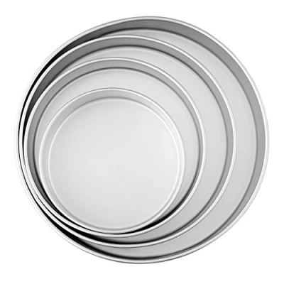 Image of Wilton Large Round Cake Tin Set, Performance Tins, 4 Piece