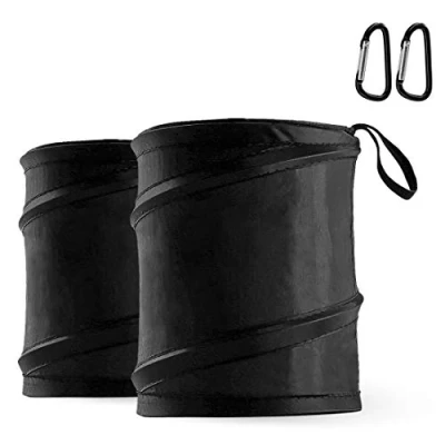 Image of UTSAUTO Car Trash Can Portable Garbage Bin Collapsible Pop up Leak Proof Bag Waste Basket Rubbish 2Pcs