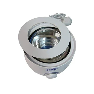 Image of Professional Protective Heater Collars Hard Wax Paper Rings to Prevents Spills (25)