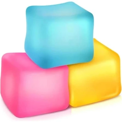 Image of Stress Cube Ball, Ice Squeeze Fidget Sensory for Squishy Anxiety Relief Ball (3cm)