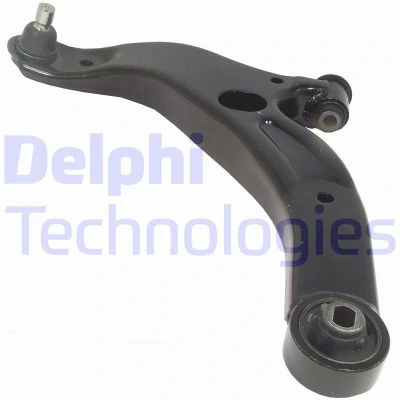 Image of B25D34350A, B25D34350D Suspension Arm DELPHI TC2523 with ball joint Left, Lower Trailing Sheet Steel MAZDA: 323 F 6