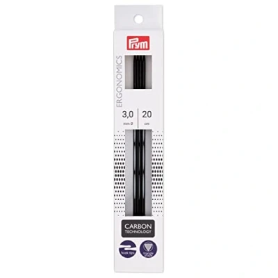 Image of Prym Knitting Pins, Black, 3mm