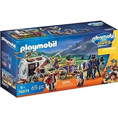 Image of Playmobil 70073 THE Movie Charlie with Prison Wagon, for Children Ages 5+, Fun Imaginative Role Play, PlaySets Suitable 4+