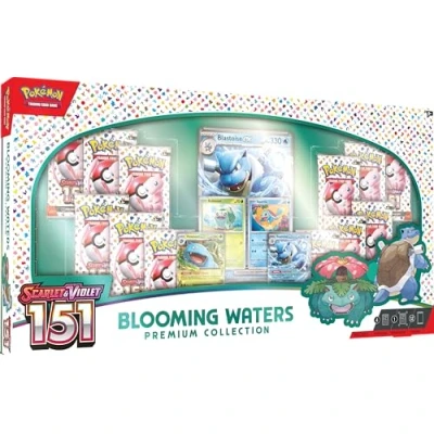Image of Pokemon TCG: Blooming Waters 151 Premium Collection 12 Packs, Promos