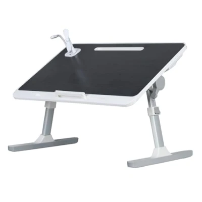 Image of Luojuny Laptop Bed Tray Table, Height Angle Adjustable Stand, Portable Desk, Trays for Eating and Laptops, Foldable Lap Tablet Table Sofa Couch, Desk Wri