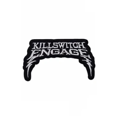 Image of Killswitch Engage Metalcore Band Silver Patch Badge Embroidered Iron on Applique Accessory