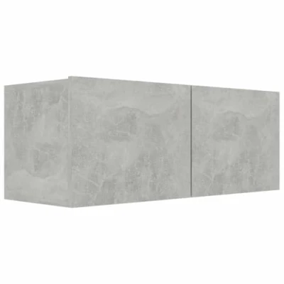 Image of vidaXL Engineered Wood TV Cabinet Scandinavian Style Wall Mountable with Drop Down Doors, ideal for Living Room, Bedroom
