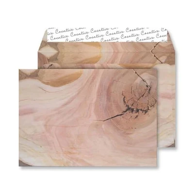 Image of Blake Creative Senses C5 162 x 229 mm 135gsm Peel &amp; Seal Natural Finish Wallet Envelopes (NT353) English Oak Design Pack of 125