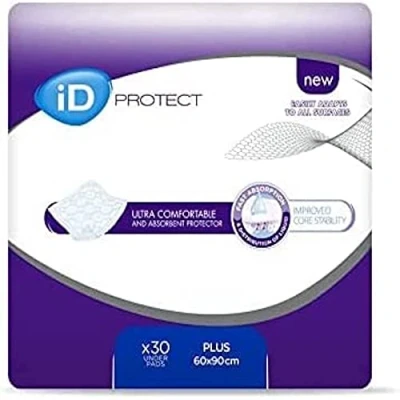 Image of ID Protect Plus Incontinence Bed Pad Protector 60x90cm (1 Pack)