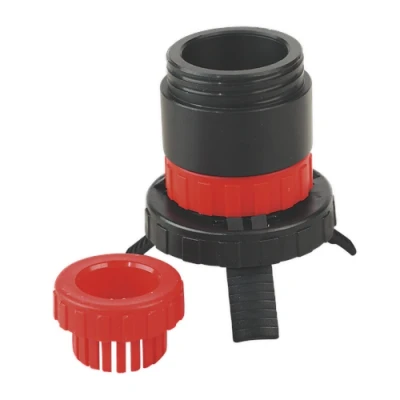 Image of Sealey Universal Drum Adaptor fits SOLV/SF to Plastic Pouring Spouts