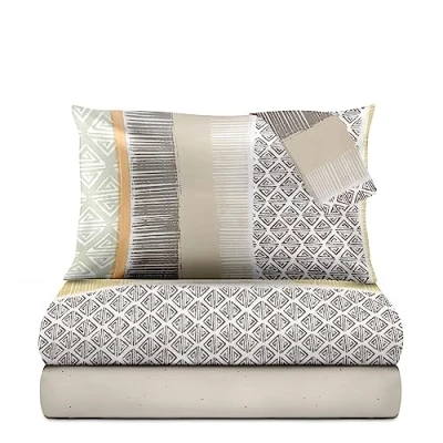Image of Le vie del cotone, Tasmanian Double Bed Sheet Set, Pure Cotton