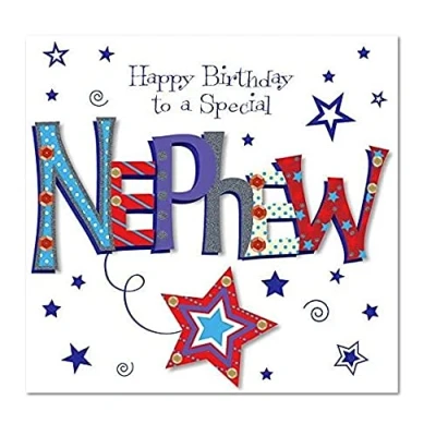 Image of Talking Pictures Special Nephew Happy Birthday Greeting Card Cards