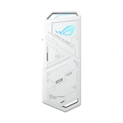 Image of ASUS ROG STRIX ARION White Edition/M.2 NVMe External SSD Case/Toolless Installation/USB C to A Cable/Thermal Pad Included/Aura Sync Support