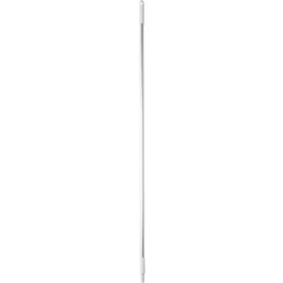 Image of Vikan 29595 Aluminium Handle, White, 25mm Diameter, 1460mm Length