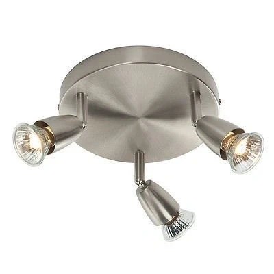 Image of Amalfi Triple 50W spot Light Satin Nickel Plate G2523413