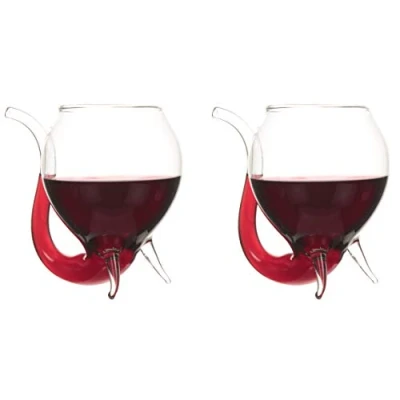 Image of Wine Port Sippers Sipping Glasses by CKB Ltd Pack of 2 Wino SIPPO Large Size 250ml Glassware Gift Set